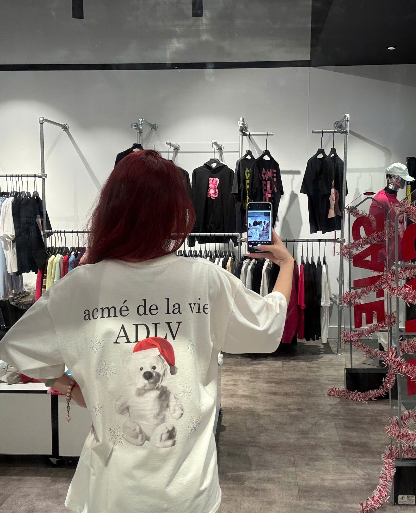 1979 - Áo ADLV Snow Bear Christmast Noel Trắng 24FW-TP-SS-AW-SNB-CRM Acmé de la vie [HÀNG CHÍNH HÃNG]