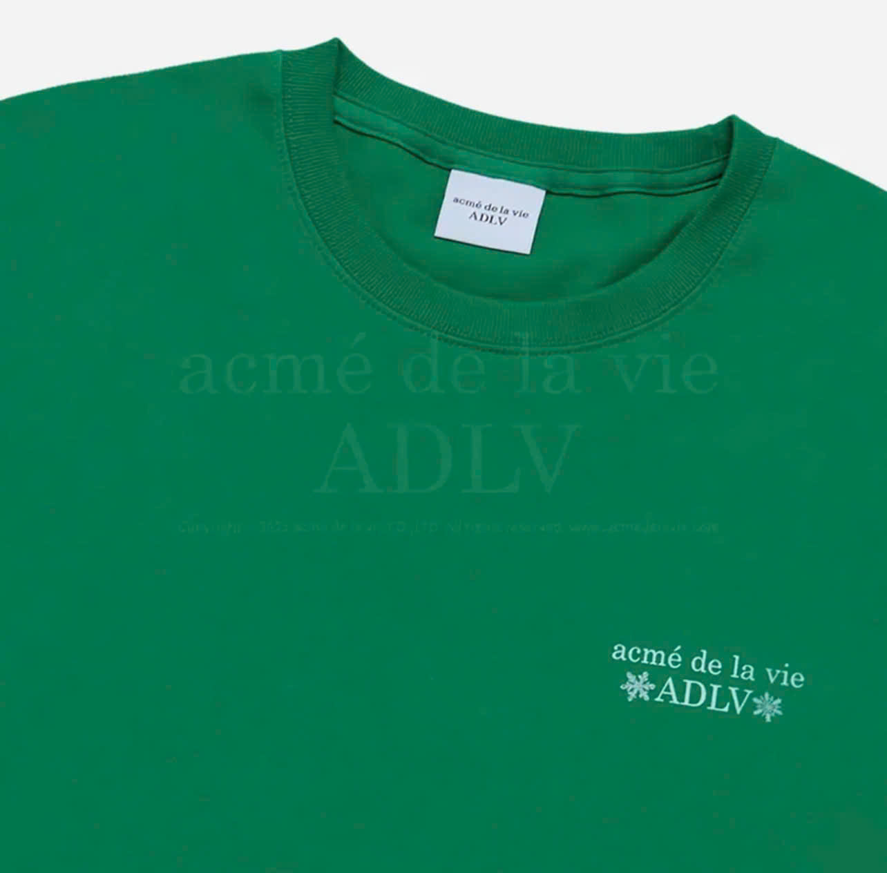 1981 - Áo ADLV Snow Bear Christmast Noel Xanh 24FW-TP-SS-AW-SNB-GRN Acmé de la vie [HÀNG CHÍNH HÃNG]