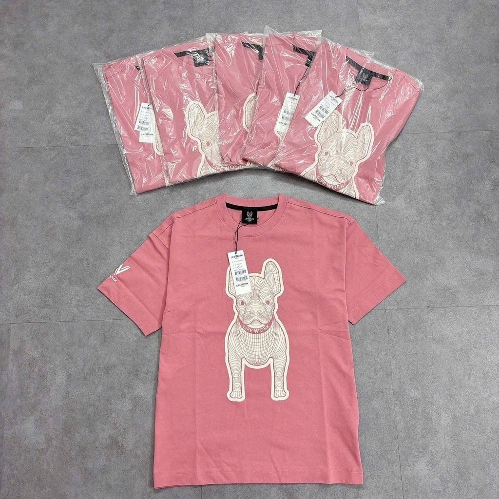 1732 -  Áo Life Work Silket Racket Pink Short LW255TS982 [HÀNG CHÍNH HÃNG]