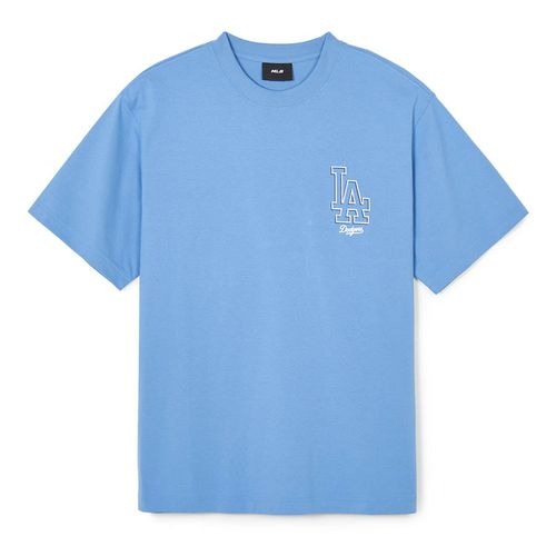 635 -  Áo MLB LA Mega Logo - Xanh Trời - Code 3ATSB0343 07BLM [HÀNG CHÍNH HÃNG]