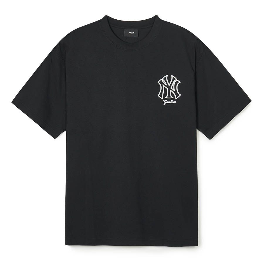 632 -  Áo MLB NY Mega Logo - Đen - Code 3ATSB0343 50BKS [HÀNG CHÍNH HÃNG]