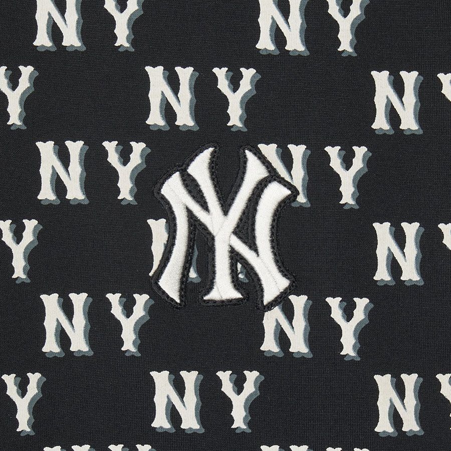 643 -  Áo MLB NY Classic Monogram 2024 - Đen - Code 3ATSM0843 50BKS [HÀNG CHÍNH HÃNG]