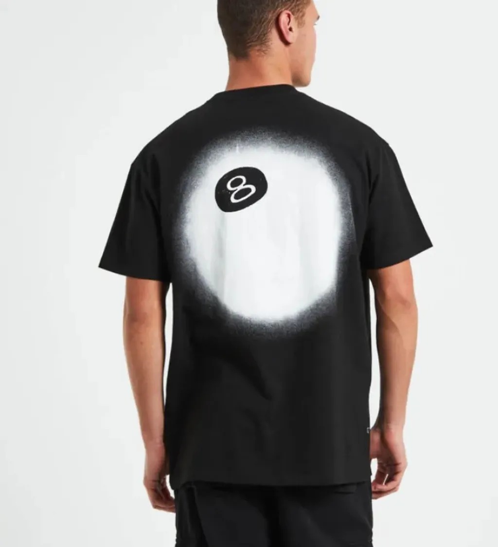 1387 - Áo Stussy 8 Ball Tea Pigment Dyed Đen 1904864 [HÀNG CHÍNH HÃNG]