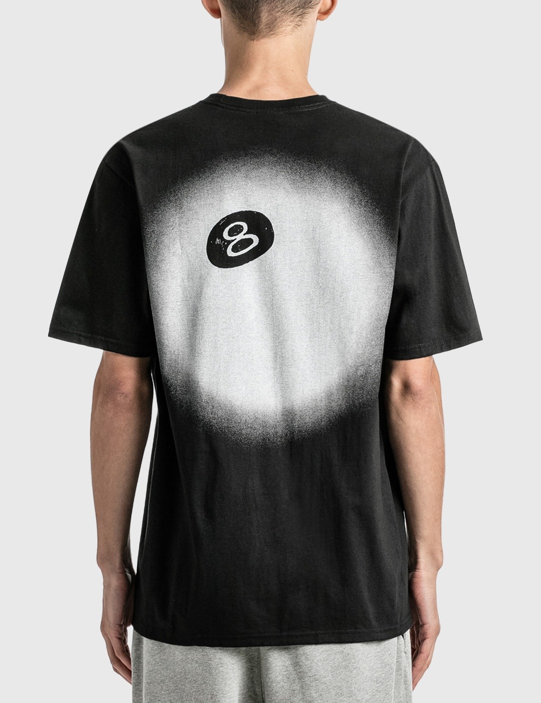 1387 - Áo Stussy 8 Ball Tea Pigment Dyed Đen 1904864 [HÀNG CHÍNH HÃNG]