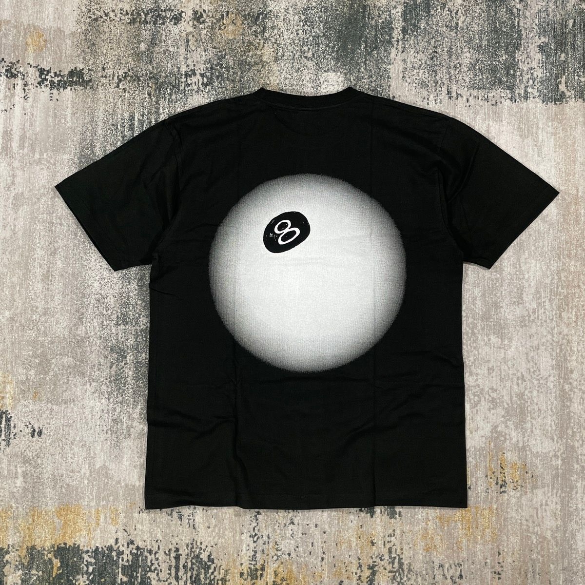 1387 - Áo Stussy 8 Ball Tea Pigment Dyed Đen 1904864 [HÀNG CHÍNH HÃNG]