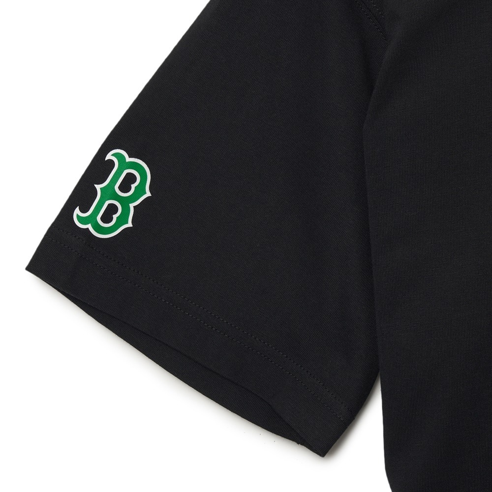 545 -  Áo MLB Big B Boston Checkerboard Logo - Đen - Code 3ATSO0233-43BKS [HÀNG CHÍNH HÃNG]