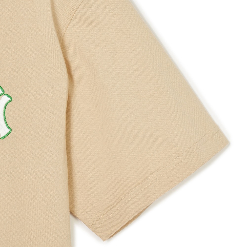703 -  Áo MLB NY Monative Overfit New York Yankees - Light Beige - Code 3ATSM0443 50BGL [HÀNG CHÍNH HÃNG]