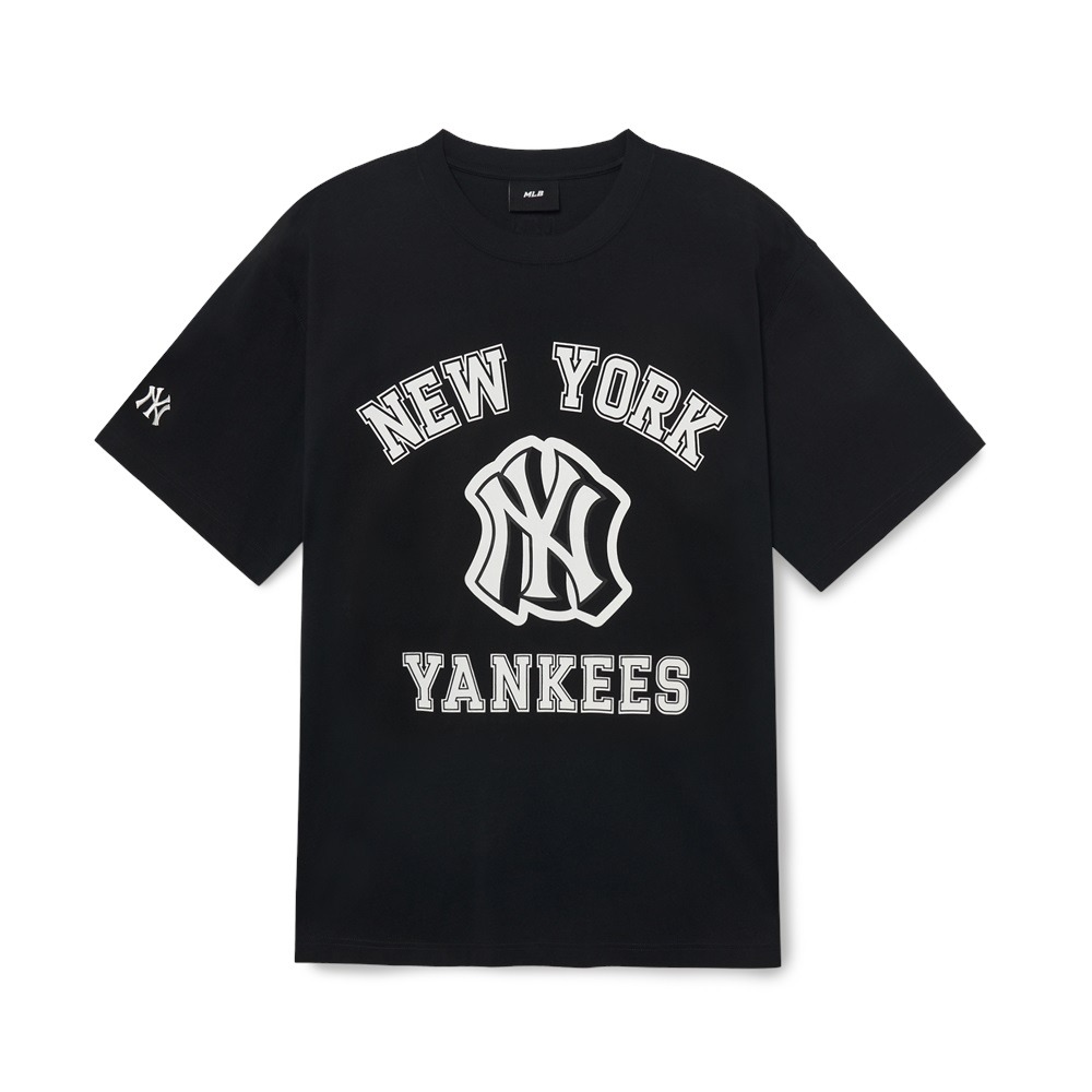 549 -  Áo MLB NY Varsity Overfit New York Yankees - Đen - Code 3ATSV0233-50BKS [HÀNG CHÍNH HÃNG]