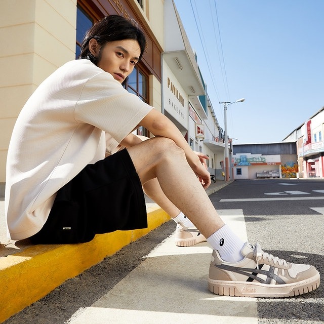 638 -  Giày Asics Court MZ Cream Black Gum - Code 1203A127 700 [HÀNG CHÍNH HÃNG]