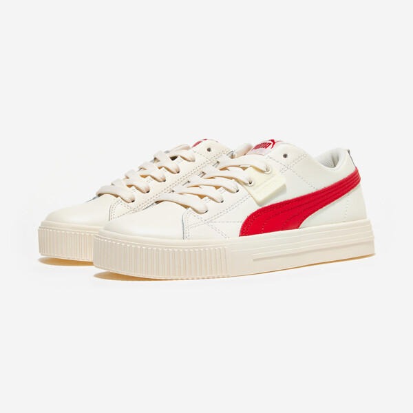 1546 - Giày Puma Evert Fs Casual - Trắng Đỏ 384824 - 05 [CHÍNH HÃNG]