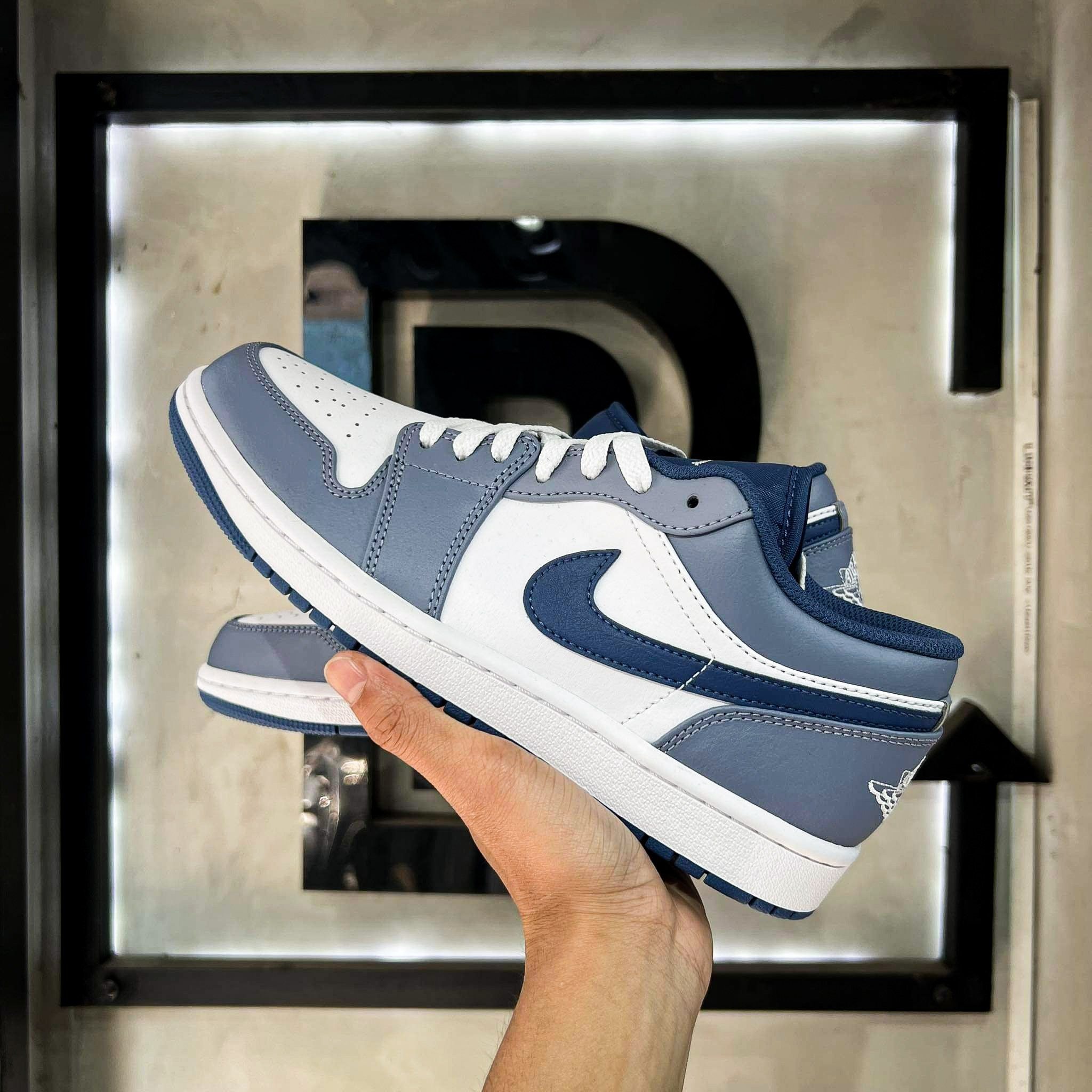 507 -  Giày Nike Air Jordan 1 Low Ashen Slate 553558 414 [HÀNG CHÍNH HÃNG]