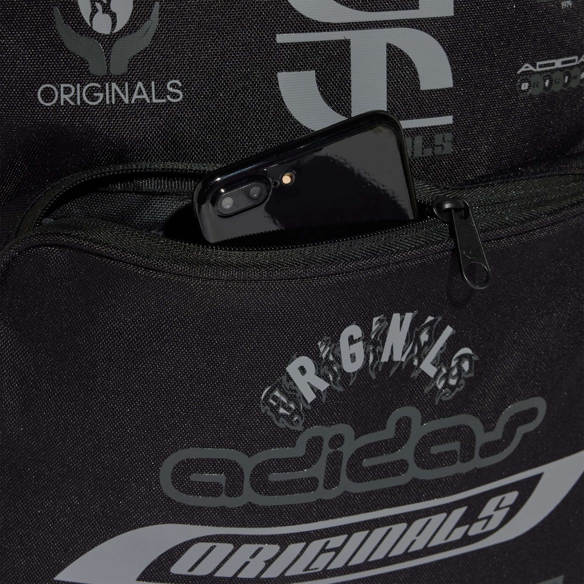 1908 - Balo Adidas Originals Classic Sponsors Black Grey JD5368 [HÀNG CHÍNH HÃNG]