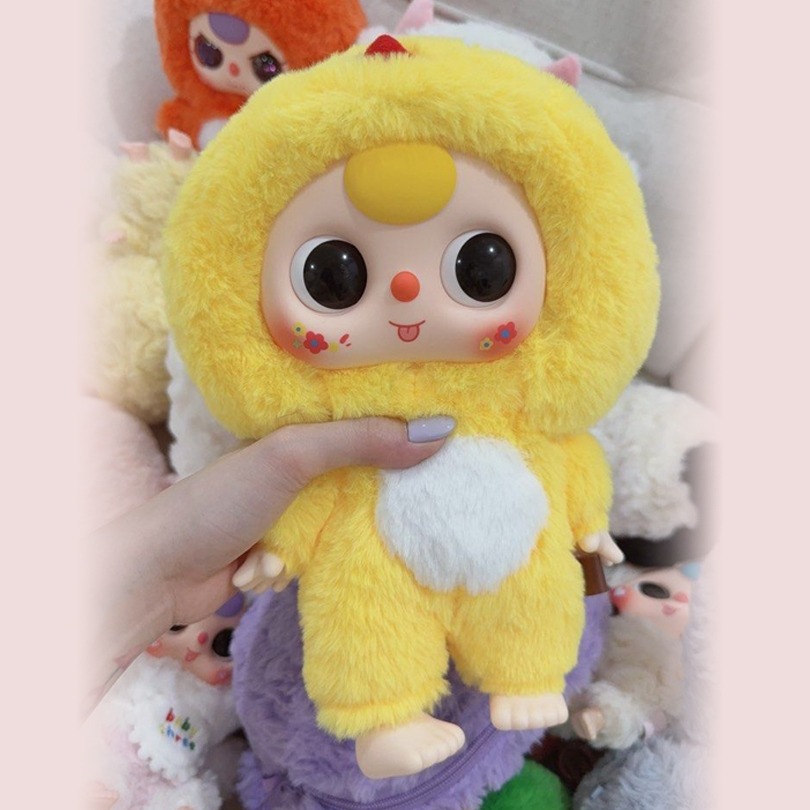 1146 - Baby three 400% Big Baby Blindbox - Baby Three Animal Party Big Cute Plush Series Art Toy [CHÍNH HÃNG]
