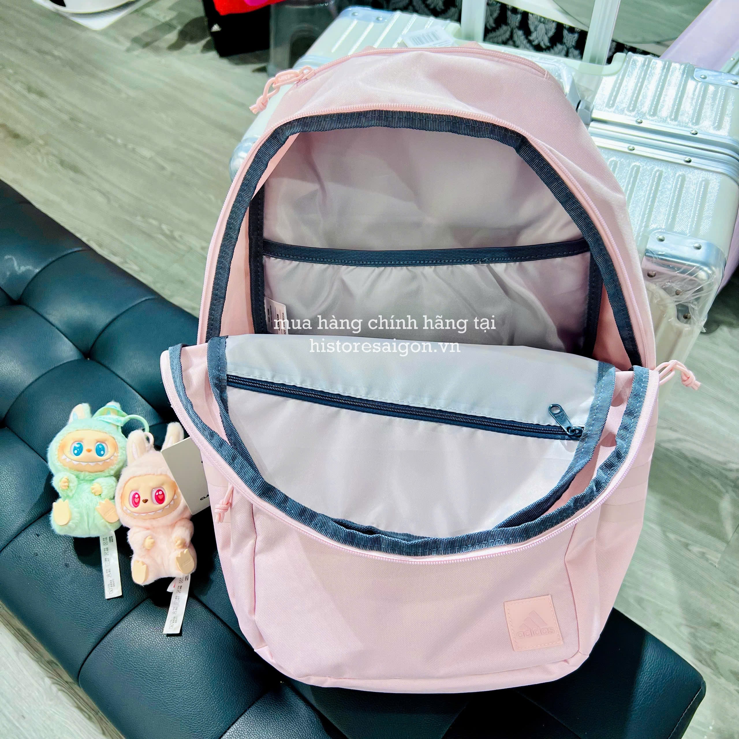 1878 - Balo Adidas Classic 3S 5 Light Pink Onix IU7665 [HÀNG CHÍNH HÃNG]