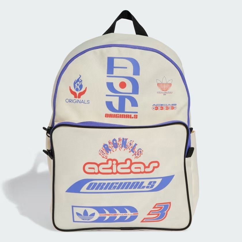 1909 - Balo Adidas Originals Classic Sponsors Cream Cobalt Blue JN6999 [HÀNG CHÍNH HÃNG]