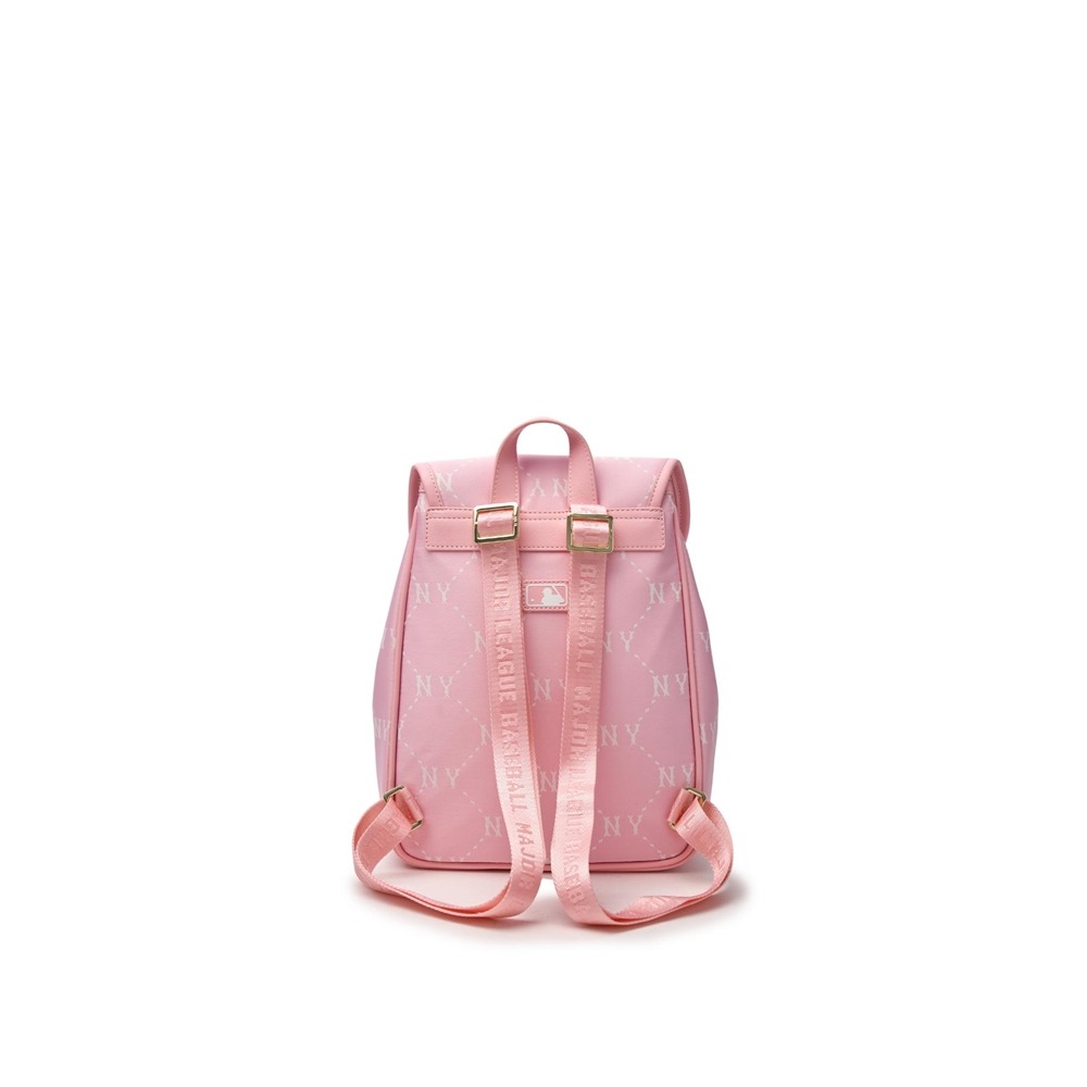 1704 - Balo MLB Jacquard Diamond Monogram Pink 7ABKMD45N-50PKL [HÀNG CHÍNH HÃNG]