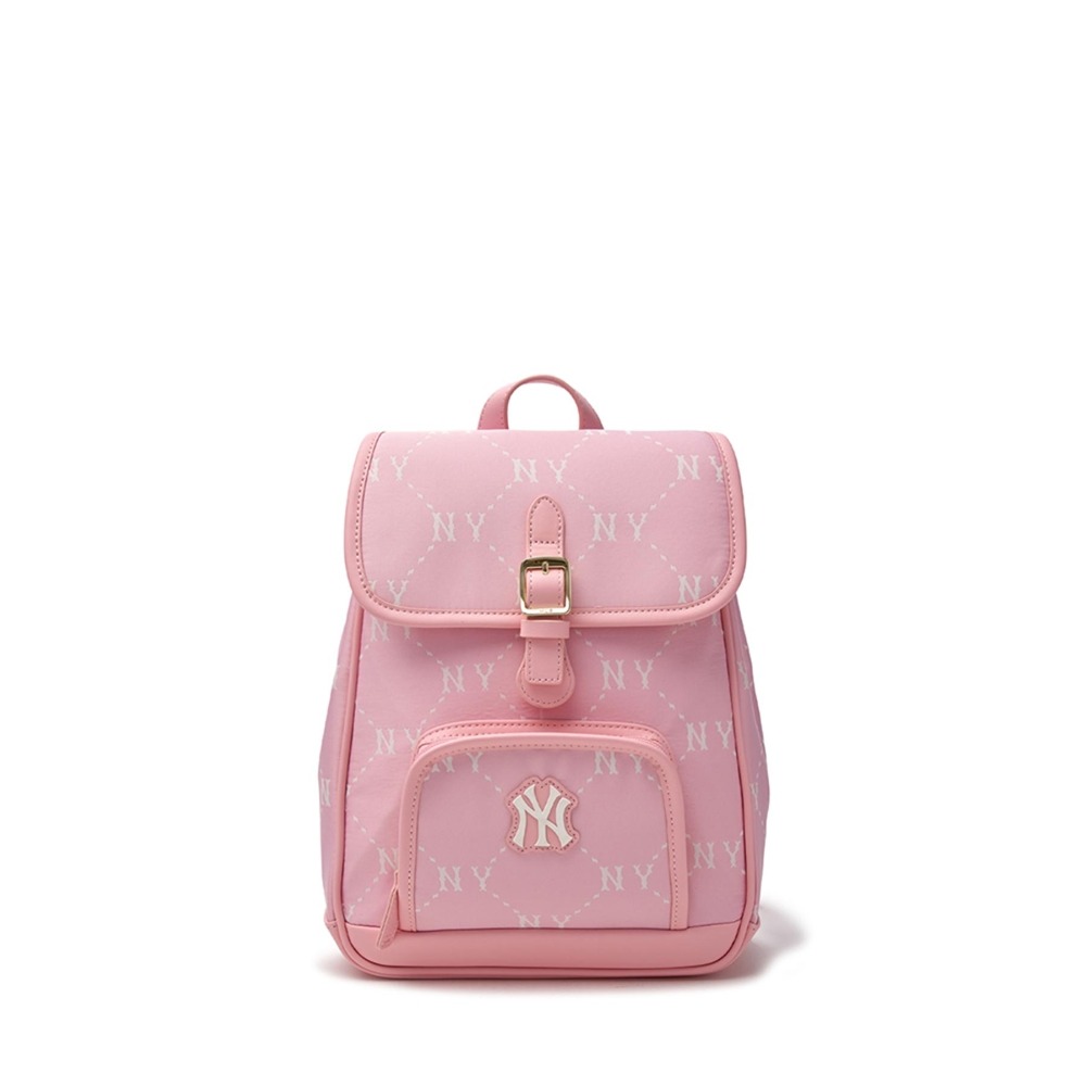 1704 - Balo MLB Jacquard Diamond Monogram Pink 7ABKMD45N-50PKL [HÀNG CHÍNH HÃNG]