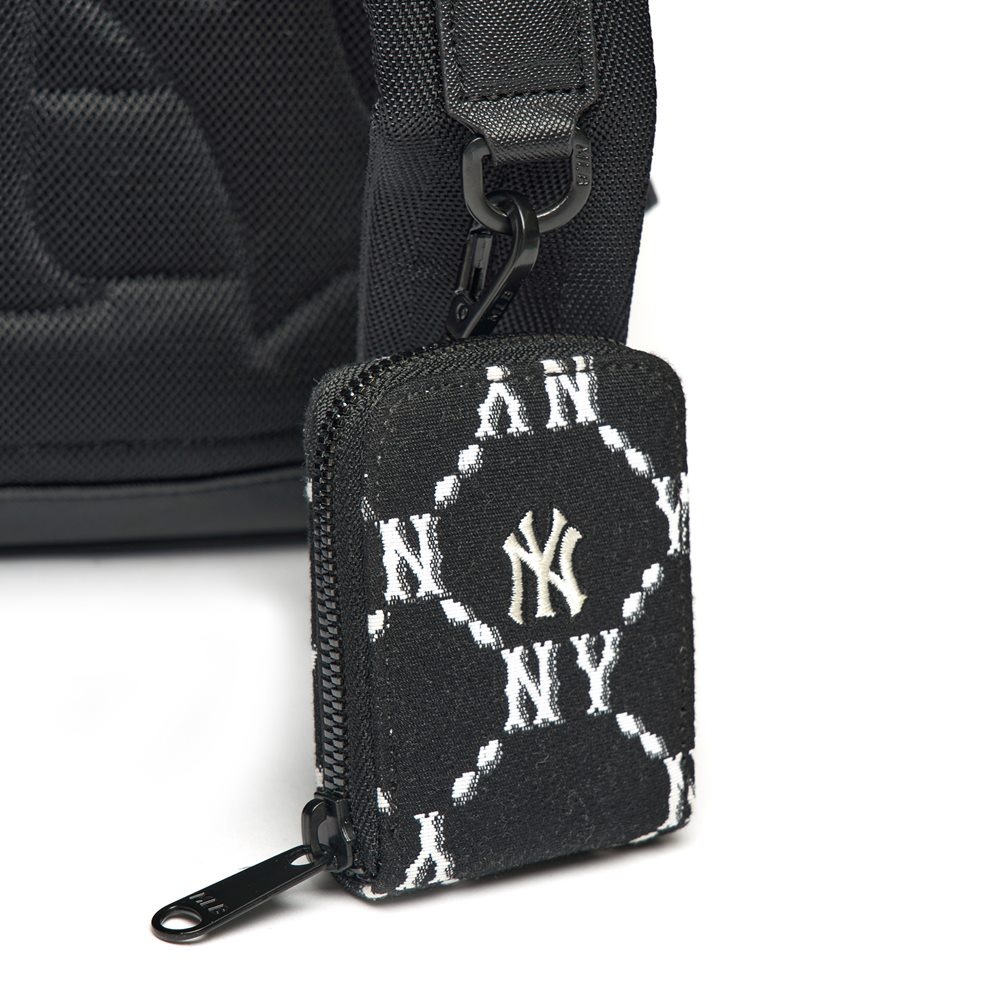 629 -  Balo MLB Diamond Monogram NY - Đen - Code 3ABKM022N 50BKS [HÀNG CHÍNH HÃNG]