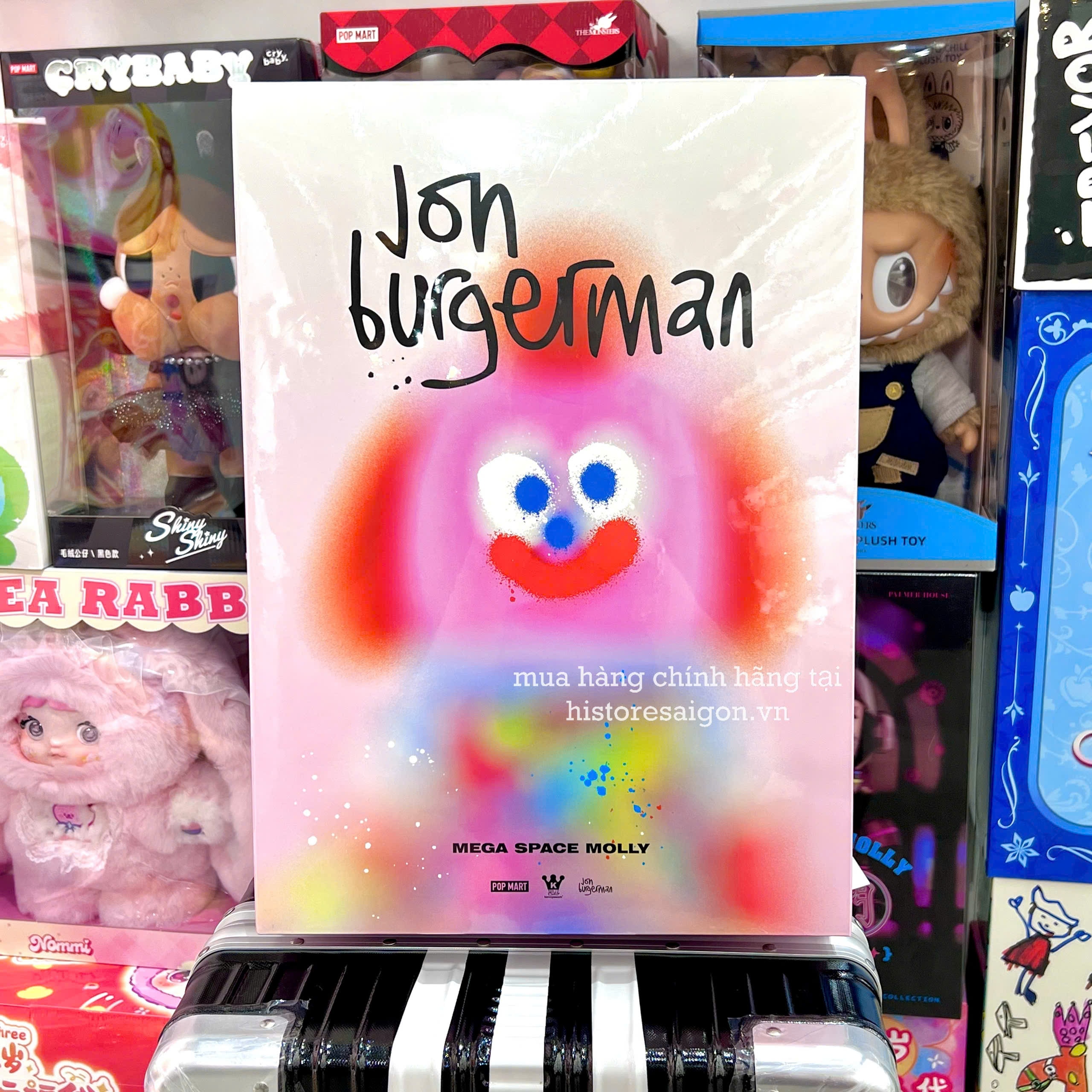 1419 - Molly Jon Burgerman 400% - POPMART MEGA SPACE MOLLY 400% Jon Burgerman 6931571046958 [CHÍNH HÃNG]