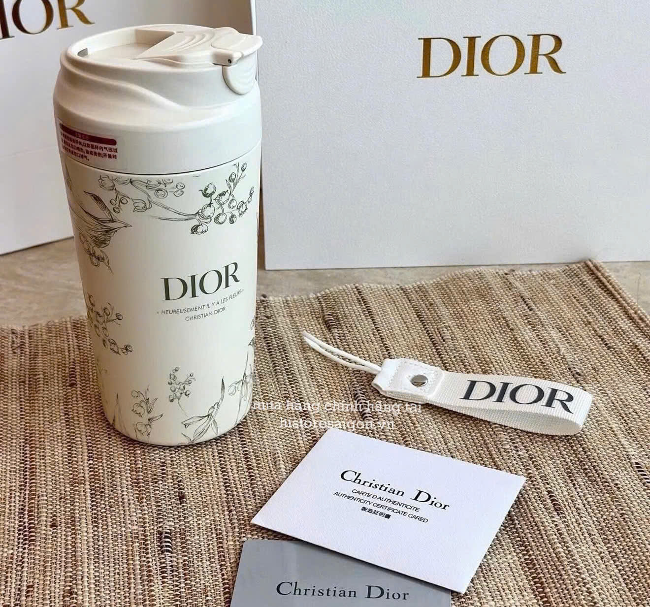 1967 - Bình Giữ Nhiệt Dior Gift Full Box - Dior Tumbler (Gift Hãng Tặng Khách) [HÀNG CHÍNH HÃNG]