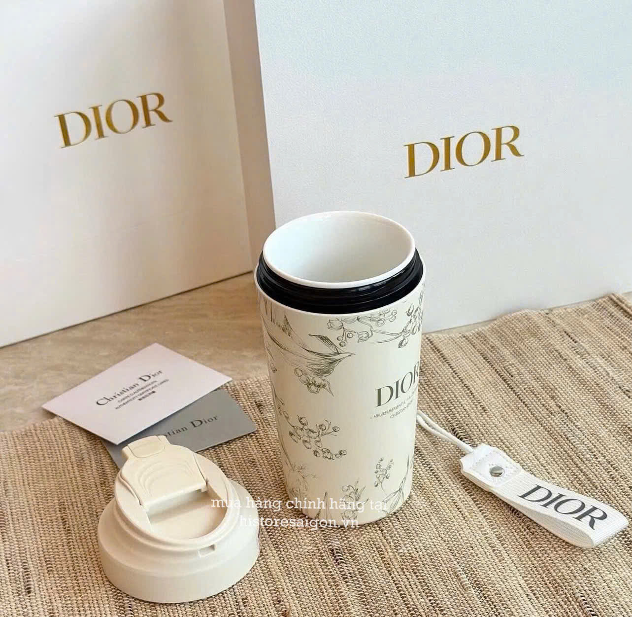 1967 - Bình Giữ Nhiệt Dior Gift Full Box - Dior Tumbler (Gift Hãng Tặng Khách) [HÀNG CHÍNH HÃNG]