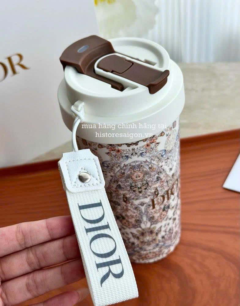 2133 - Bình Giữ Nhiệt Dior Gift Full Box Butterfly - Dior Tumbler (Gift Hãng Tặng Khách) [HÀNG CHÍNH HÃNG]