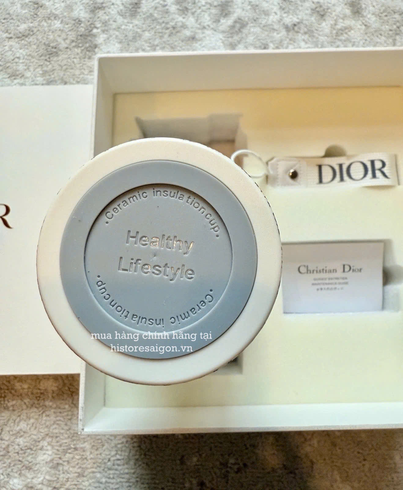 2133 - Bình Giữ Nhiệt Dior Gift Full Box Butterfly - Dior Tumbler (Gift Hãng Tặng Khách) [HÀNG CHÍNH HÃNG]