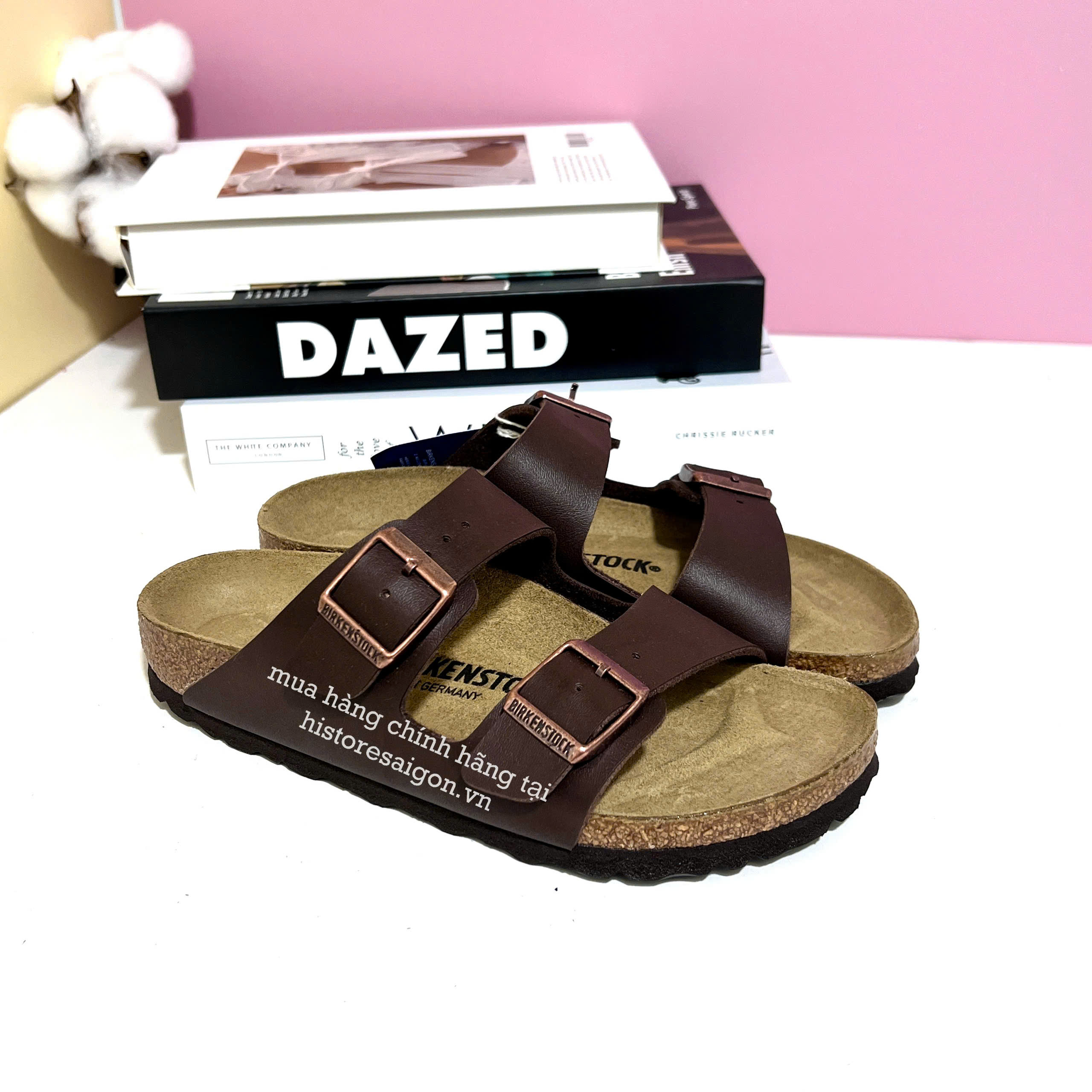 2672 - Dép Birkenstock Arizona Dark Brown 51703 [HÀNG CHÍNH HÃNG]