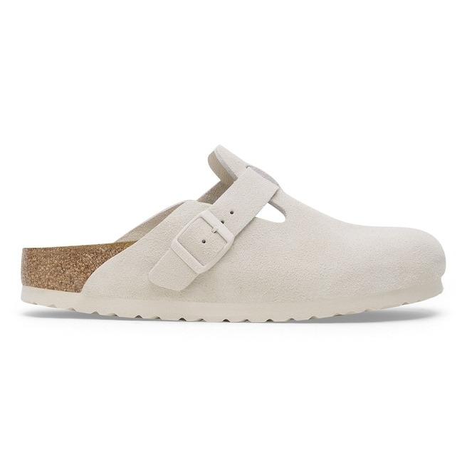 2658 - Dép Birkenstock Boston Soft Footbed Antique White 1027693 / 1027667 [HÀNG CHÍNH HÃNG]