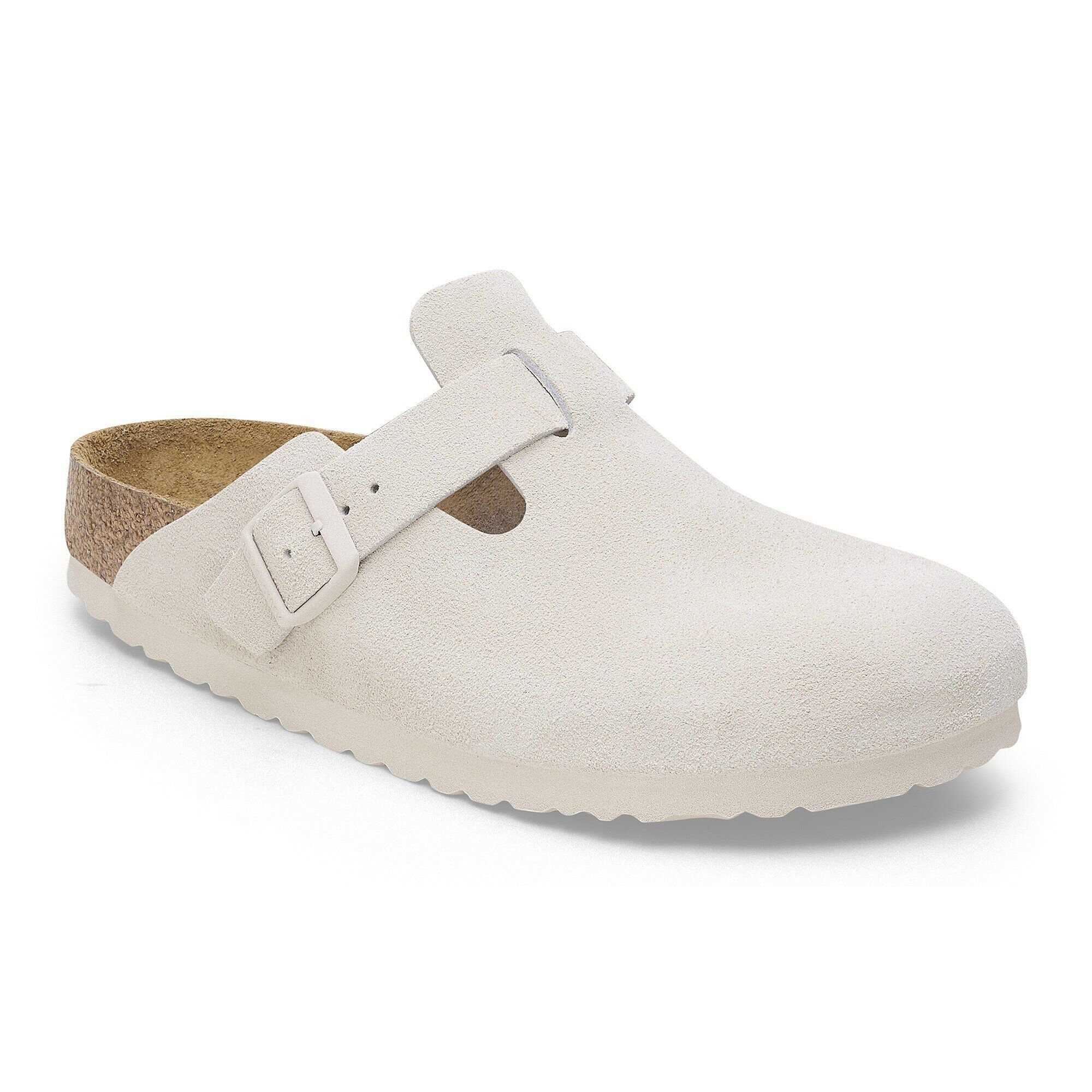 2658 - Dép Birkenstock Boston Soft Footbed Antique White 1027693 / 1027667 [HÀNG CHÍNH HÃNG]