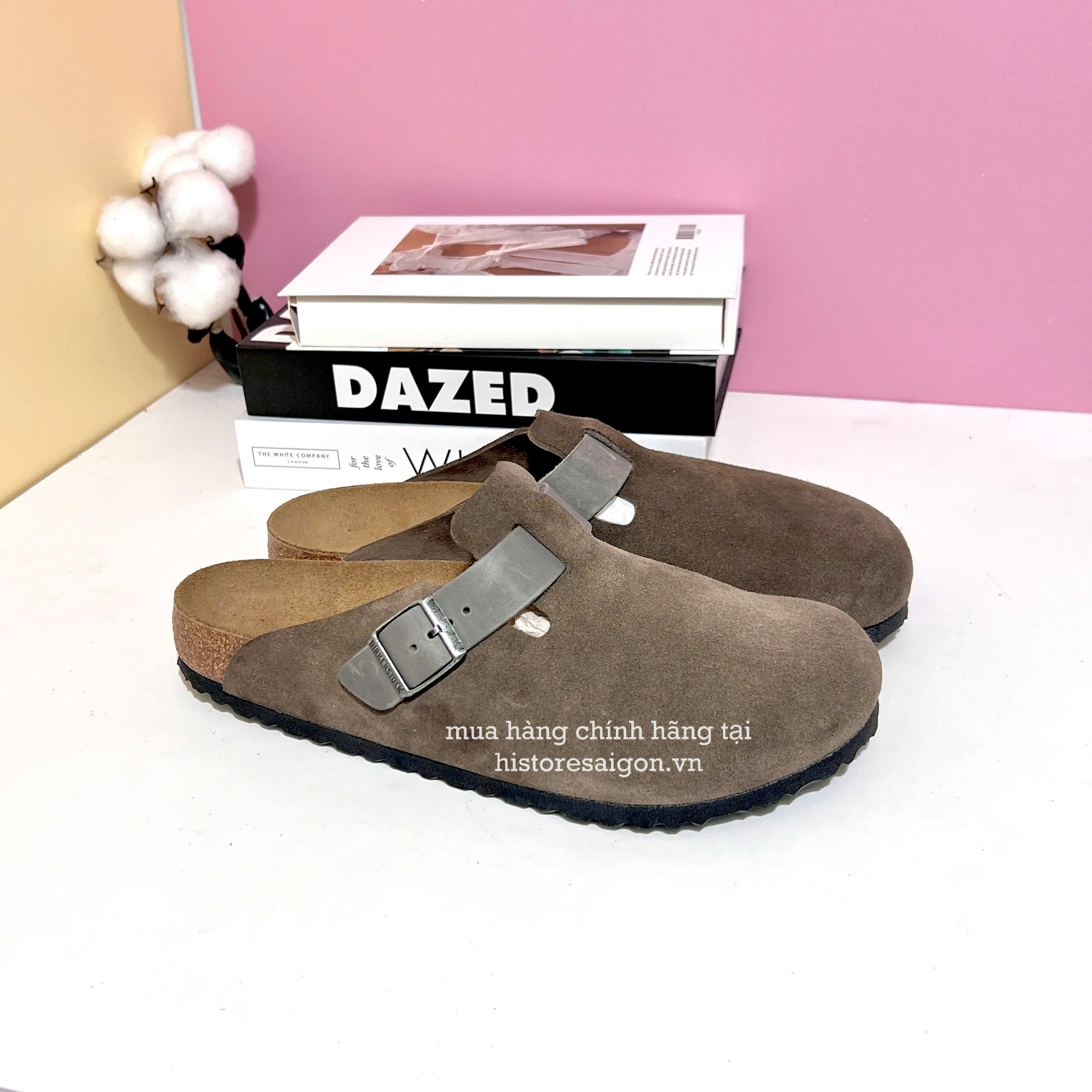 2631 - Dép Birkenstock Boston Concrete Grey 1029210 [HÀNG CHÍNH HÃNG]