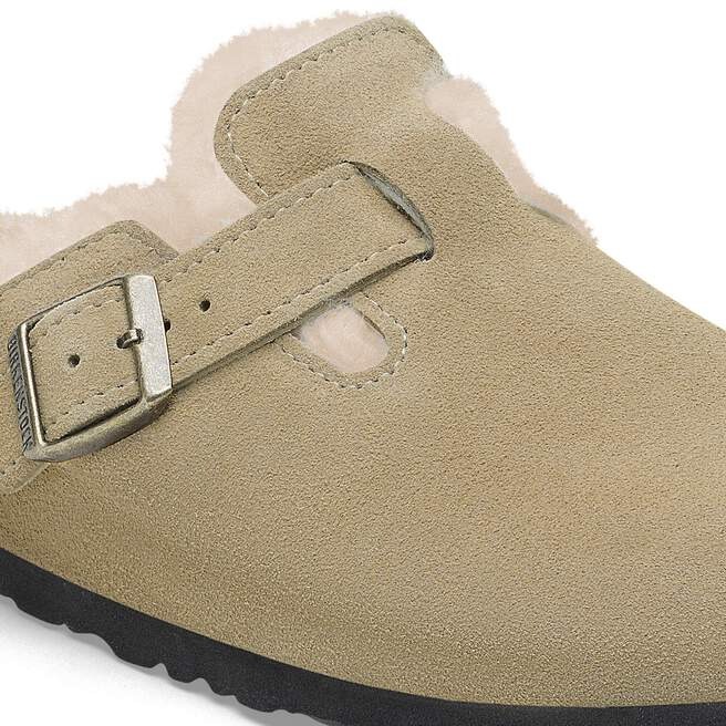 2092 - Dép Birkenstock Boston Shearling Taupe 1028299 [HÀNG CHÍNH HÃNG]