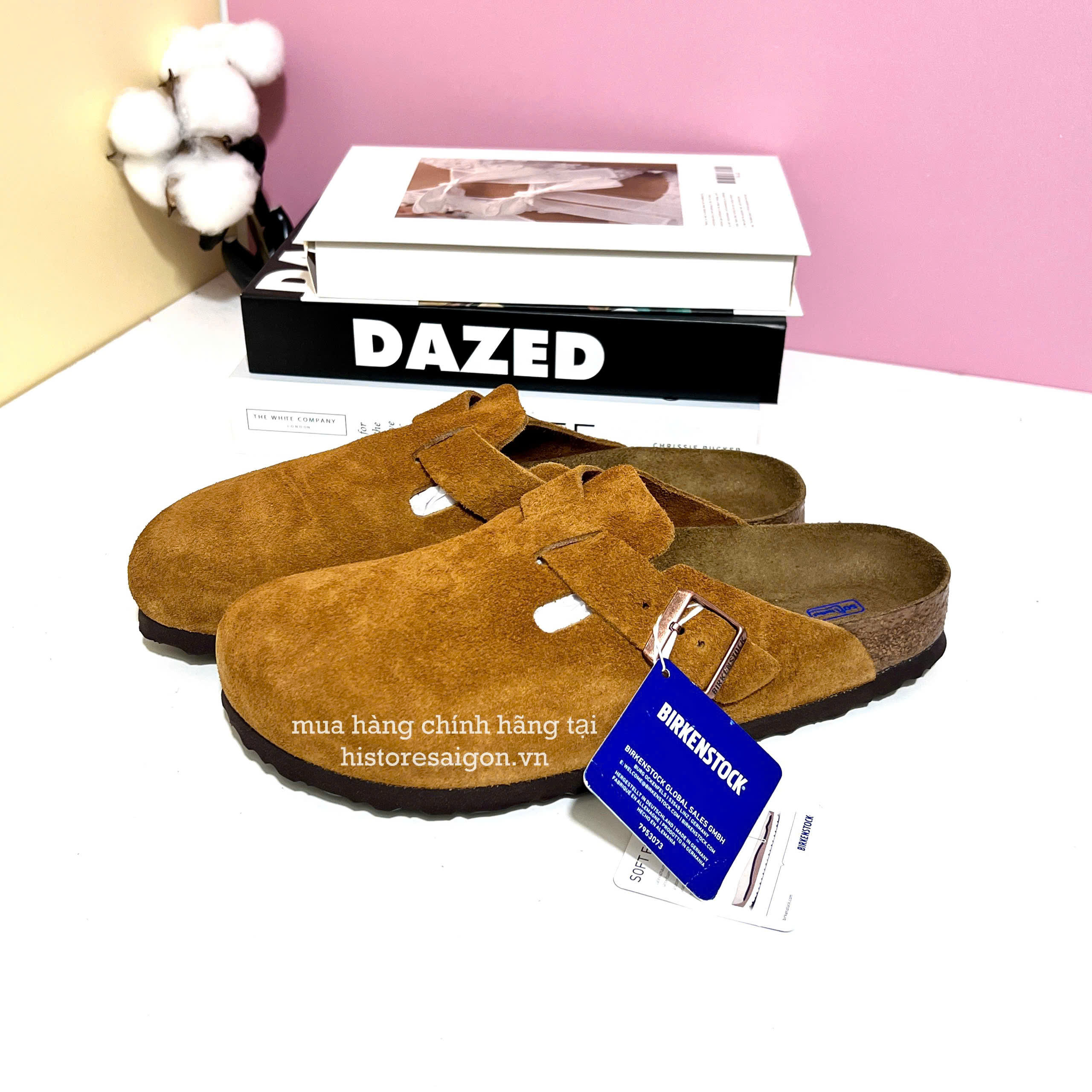 2662 - Dép Birkenstock Boston Soft Footbed Mink 1009543 / 1009542 [HÀNG CHÍNH HÃNG]