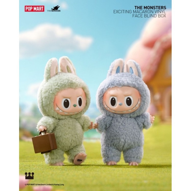 1094 - Labubu Green Grape Xanh Lá Size bé 17cm - Gấu Bông Art Toy [HÀNG CHÍNH HÃNG]  Pop Mart