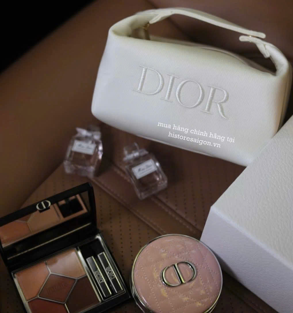 1781 - Dior Trousse Pouch - Túi Pouch Dior Gift Dior For VIP (Gift Hãng Tặng Khách VIP) [HÀNG CHÍNH HÃNG]