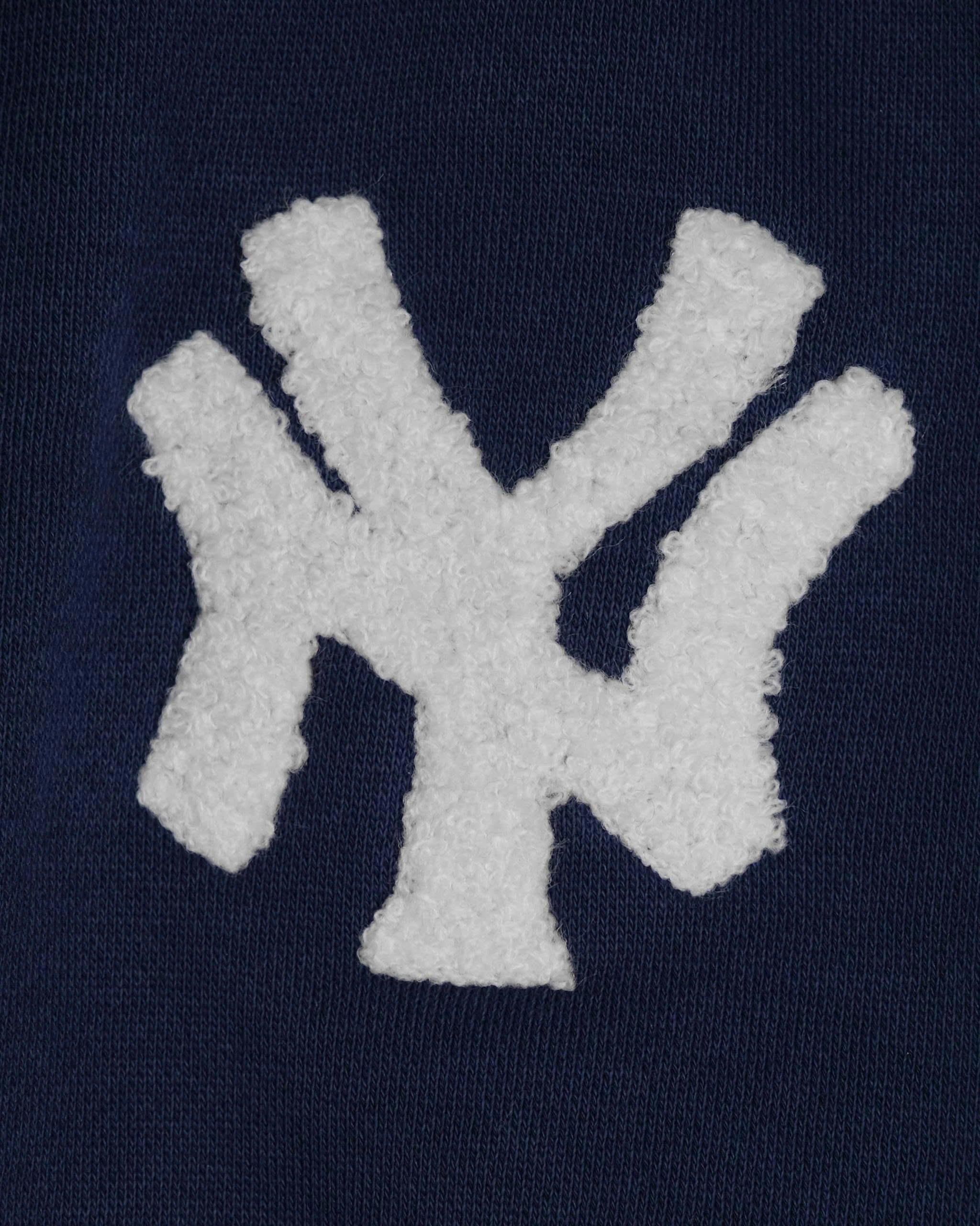 2258 - Áo Sweater New Era Quater Zipper NY New York Yankees Gấu Xanh Navy [HÀNG CHÍNH HÃNG]