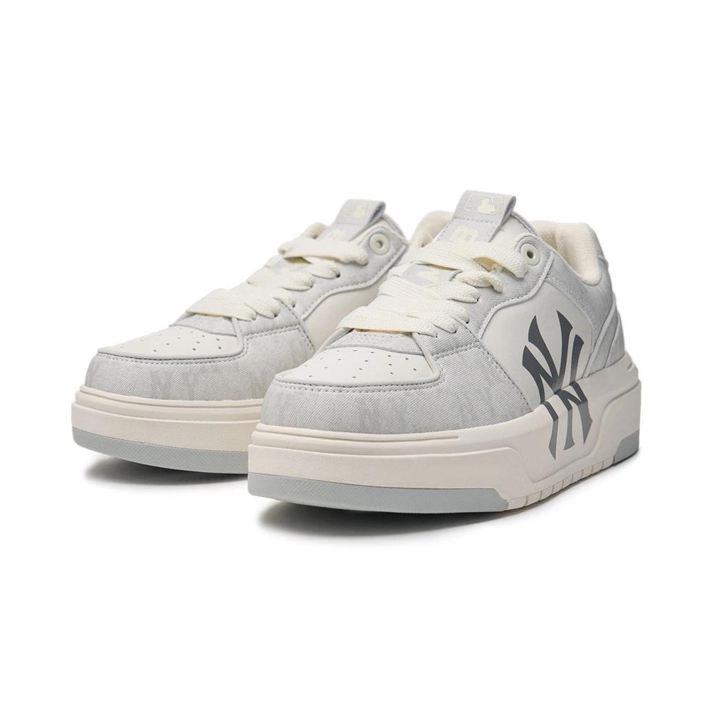 1104 -  Giày MLB Chunky Liner Denim Classic Mono New York Yankees ''Grey'' - Code 3ASXCLD4N 50GRS [HÀNG CHÍNH HÃNG]