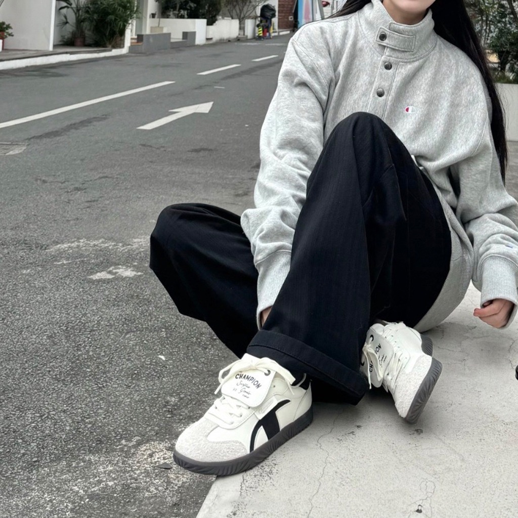 1669 - Giày Champion Essentials T-Trainer Cream Black U4CFCTW14U3 [HÀNG CHÍNH HÃNG]
