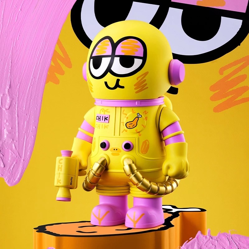 1502 - Molly Jon Burgerman Space Cadet 400% Blindbox - POPMART MEGA SPACE MOLLY 400% JON BURGERMAN SPACE CADETS Series [CHÍNH HÃNG]