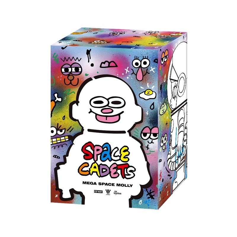 1502 - Molly Jon Burgerman Space Cadet 400% Blindbox - POPMART MEGA SPACE MOLLY 400% JON BURGERMAN SPACE CADETS Series [CHÍNH HÃNG]