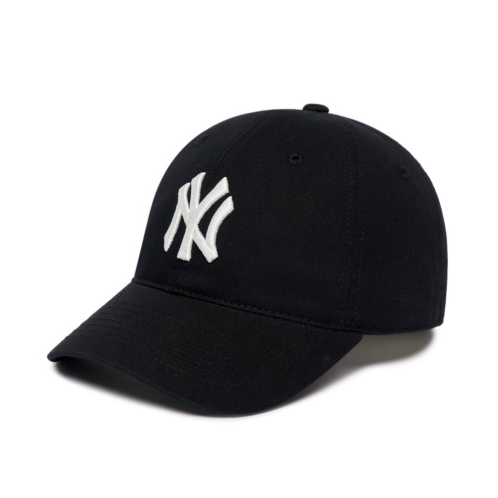 418 -  Nón MLB Unstructured Ball cap - Đen - Ny Trắng To - Code 3ACP6601N 50BKS [HÀNG CHÍNH HÃNG]
