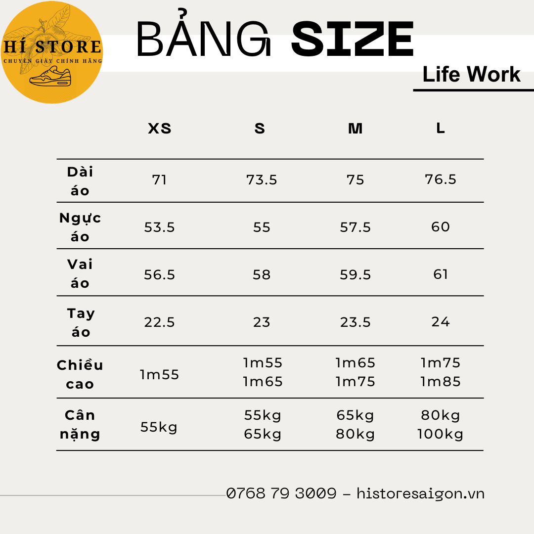826 -  Áo Life Work Logo Radoc Signature - White - Code LW245TS982 [HÀNG CHÍNH HÃNG]