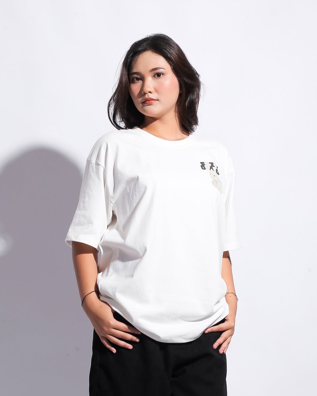 2088 - Áo ADLV Fuzzy Font Dragon Trắng Kem Acmé de la vie ADLV-24SS-SSAFFD-CRM [HÀNG CHÍNH HÃNG]