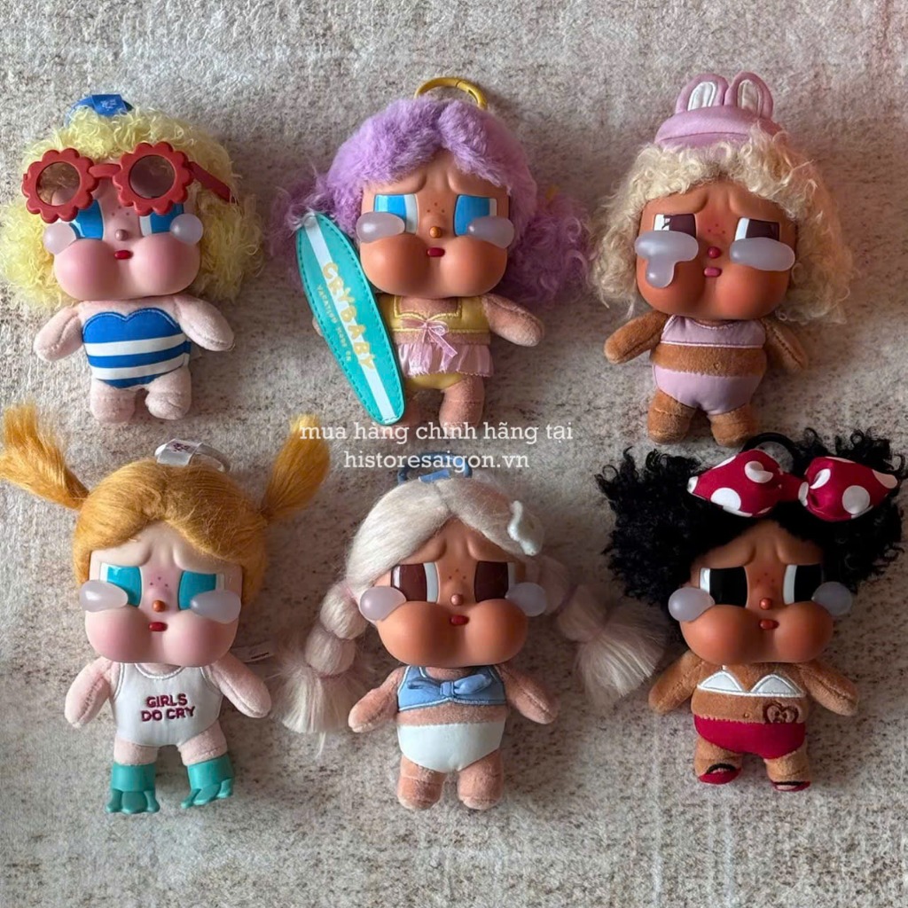 1954 - Crybaby Vacation Mode On POPMART Series Full Set 6 Box [HÀNG CHÍNH HÃNG]
