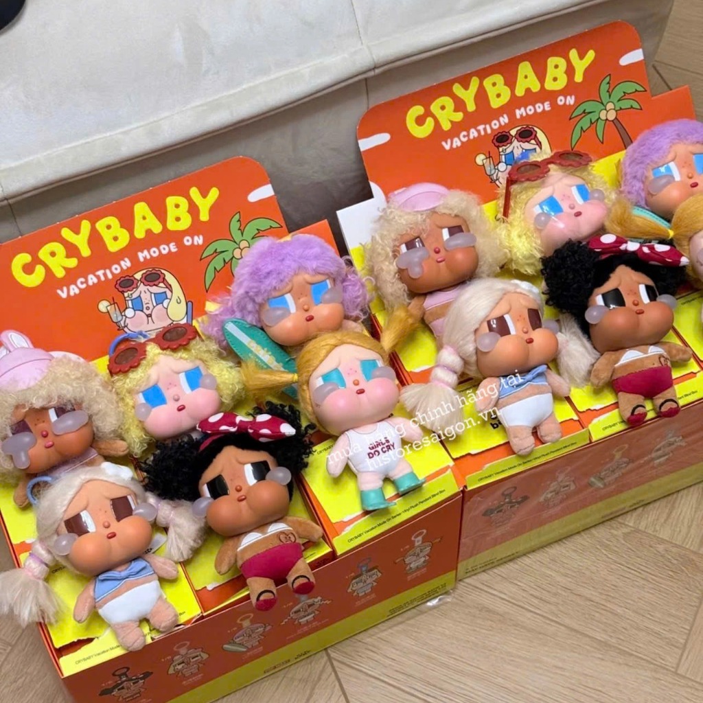 1954 - Crybaby Vacation Mode On POPMART Series Full Set 6 Box [HÀNG CHÍNH HÃNG]