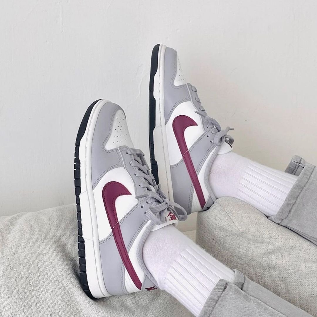 313 -  Giày Nike WMNS Dunk Low "Grey/Red" - DD1503-122 [HÀNG CHÍNH HÃNG]