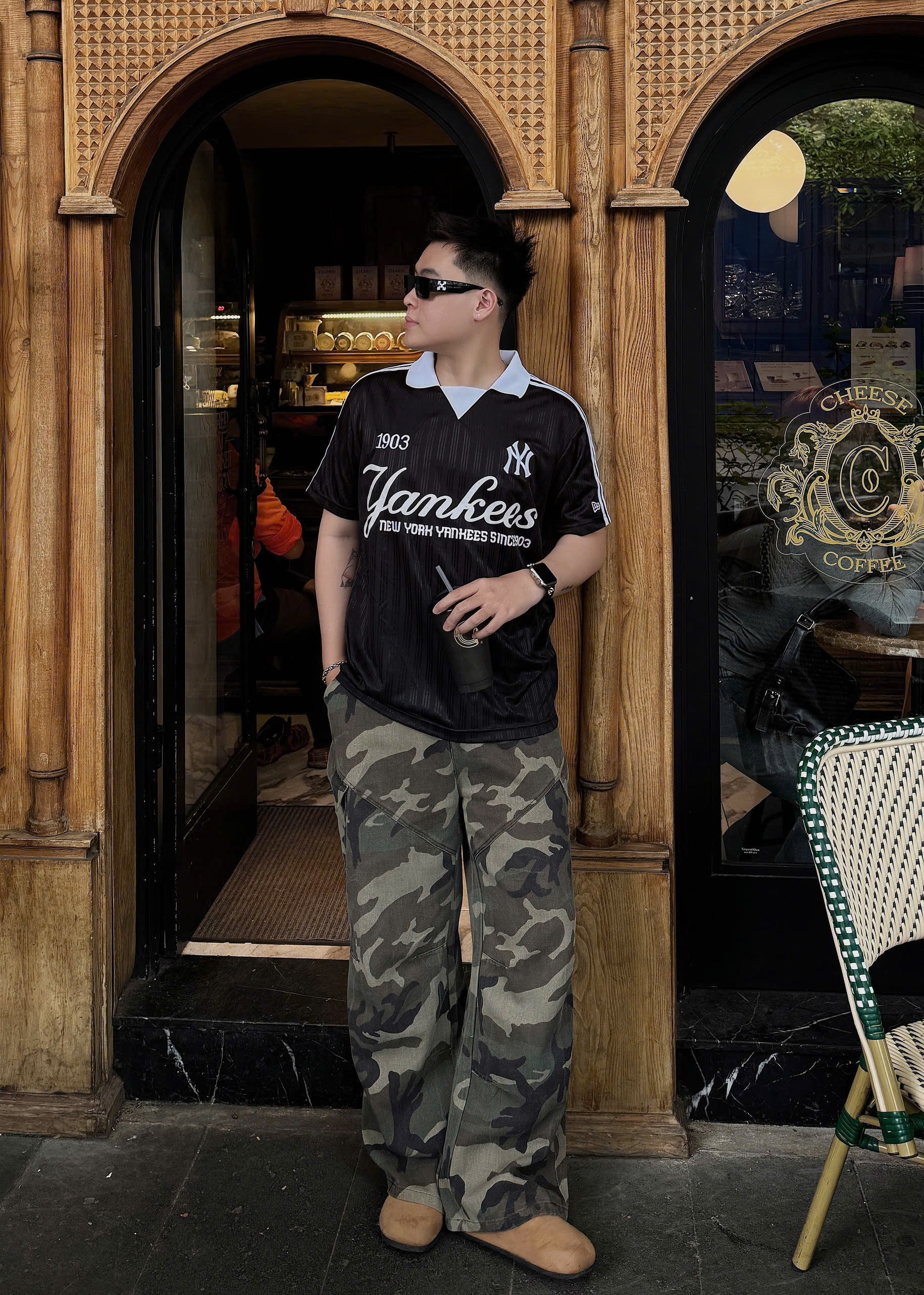 1941 - Áo Polo New Era NY New York 03 Jersey Đen [HÀNG CHÍNH HÃNG]