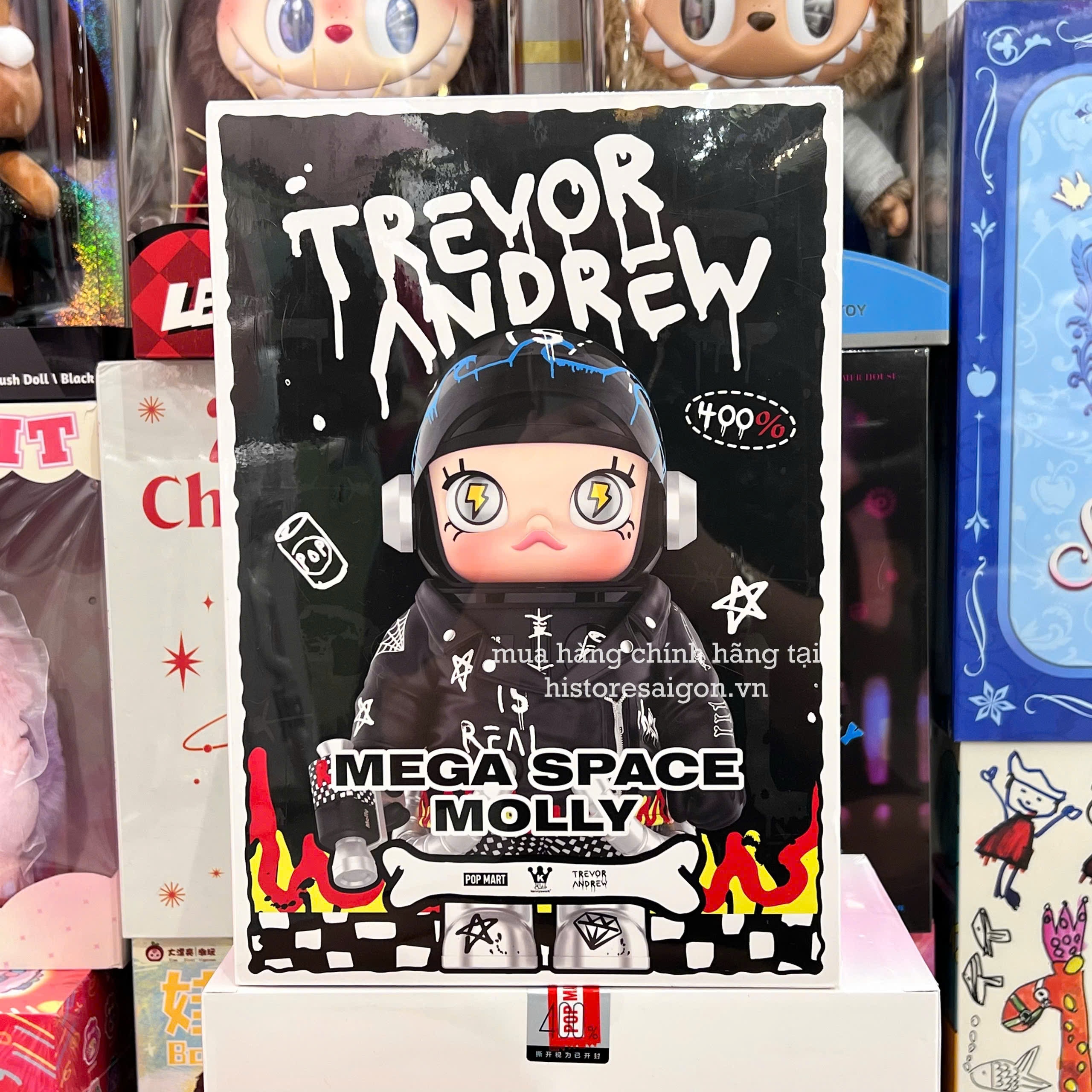 1765 - Molly Trevor Andrew 400% - Mega Space Molly 400% Trevor Andrew POPMART 6931571097950 [CHÍNH HÃNG]