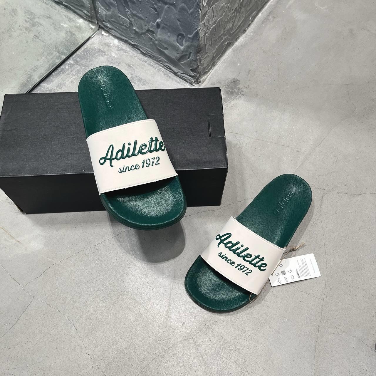 759 -  Dép Adidas Adilette Shower 1972 Green - Xanh Lá - Code GW8749 [HÀNG CHÍNH HÃNG]