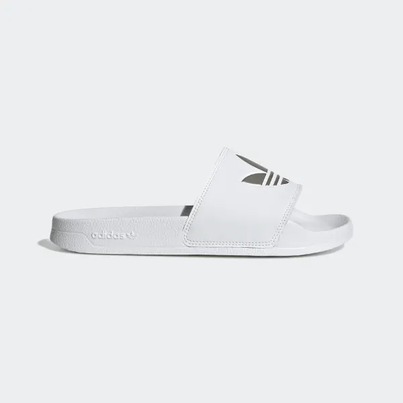 011 -  Dép Adidas Adilette Lite - Trắng - Logo Bạc [HÀNG CHÍNH HÃNG]